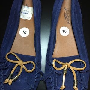 Lucky Brand Blue Faux Suede Flats